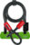 ABUS Ultra Mini 410/150HB140 vert + support SH34 + câble en acier Cobra 10/120